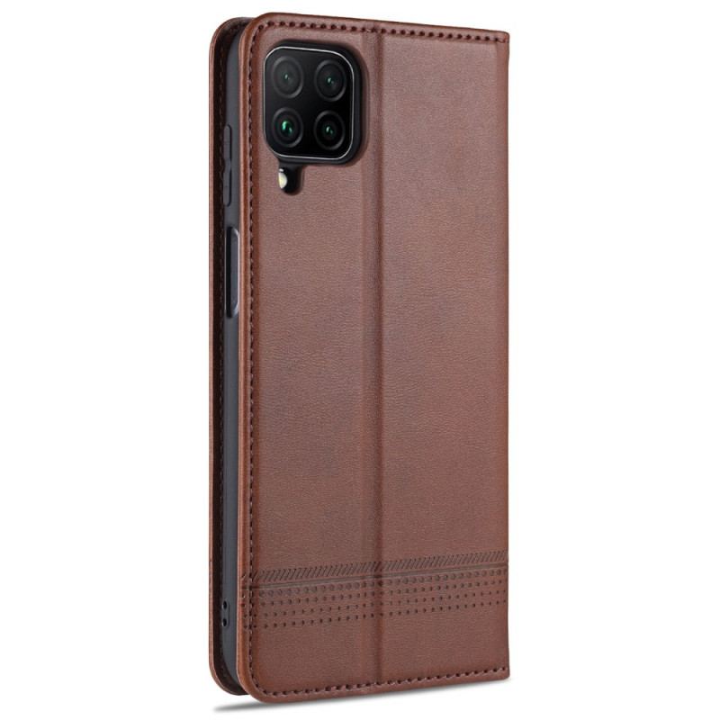 Capa De Celular Para Samsung Galaxy M32 Flip Estilo De Couro Azns