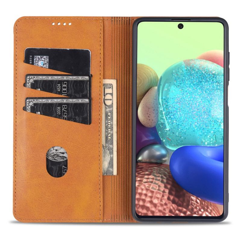 Capa De Celular Para Samsung Galaxy M32 Flip Estilo De Couro Azns