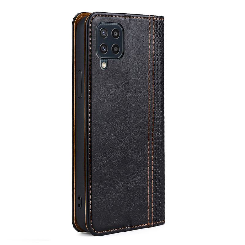 Capa De Celular Para Samsung Galaxy M32 Flip Estilo Vintage De Couro