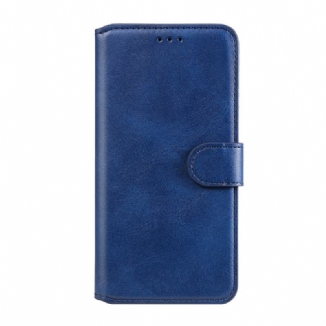 Capa De Couro Para Samsung Galaxy M32 Clássico