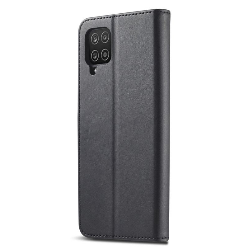 Capa De Couro Para Samsung Galaxy M32 Lc.imeeke Efeito Couro