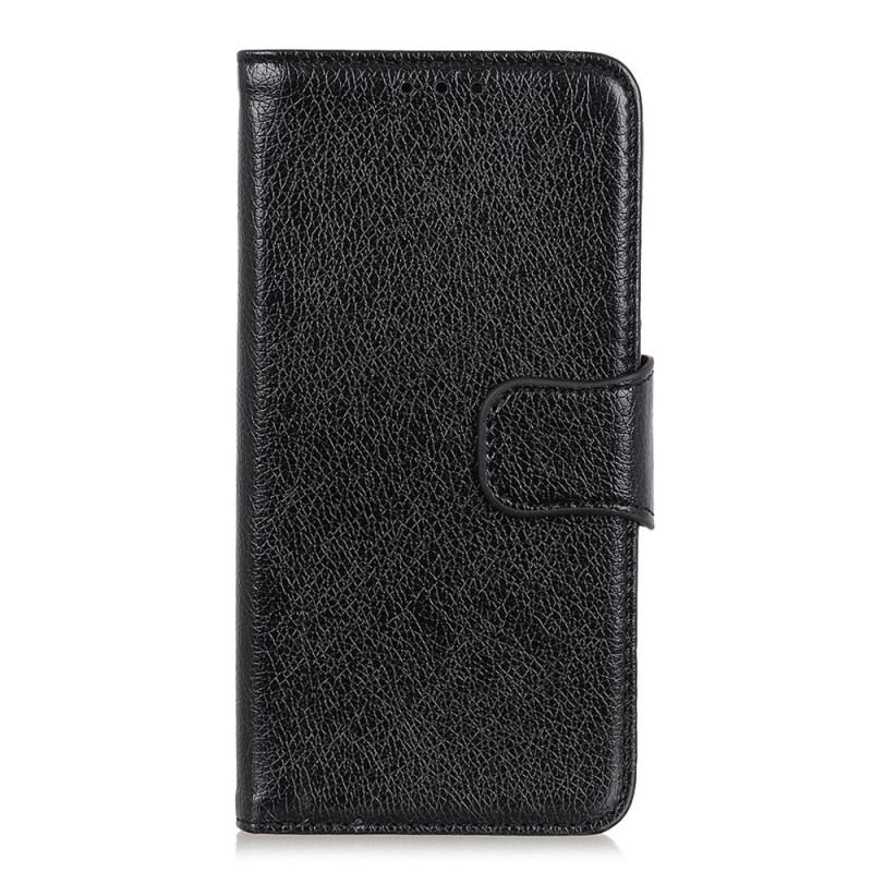 Capa De Couro Para Samsung Galaxy M32 Couro Napa Rachado