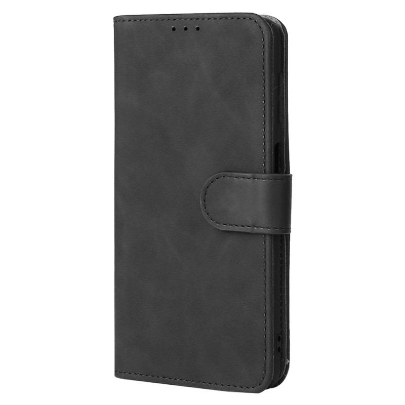 Capa De Couro Para Samsung Galaxy M32 Sensação De Pele