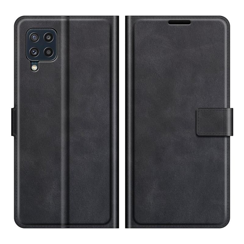 Capa Flip Para Samsung Galaxy M32 Couro Sintético Fino