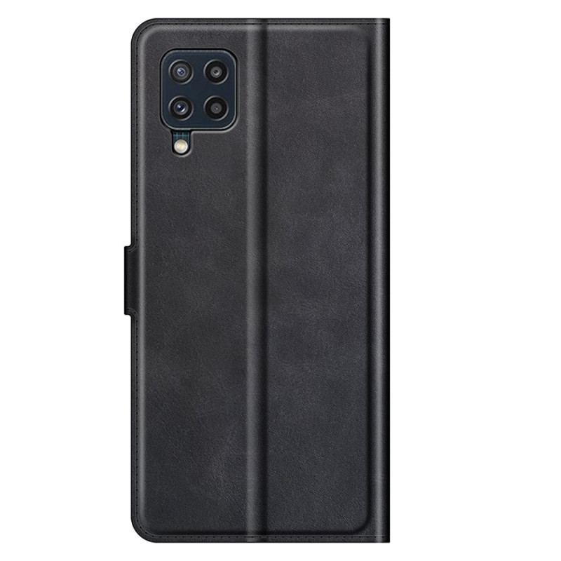 Capa Flip Para Samsung Galaxy M32 Couro Sintético Fino