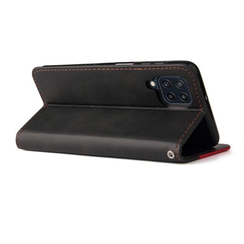 Capa Flip Para Samsung Galaxy M32 Dois Tons