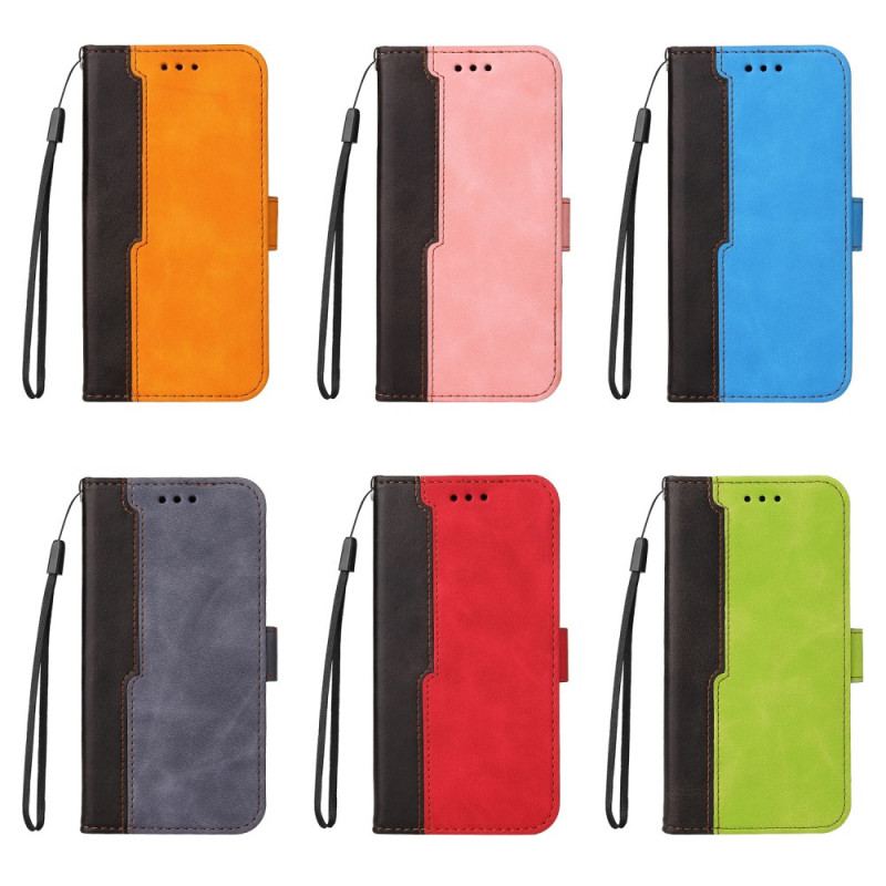 Capa Flip Para Samsung Galaxy M32 Dois Tons