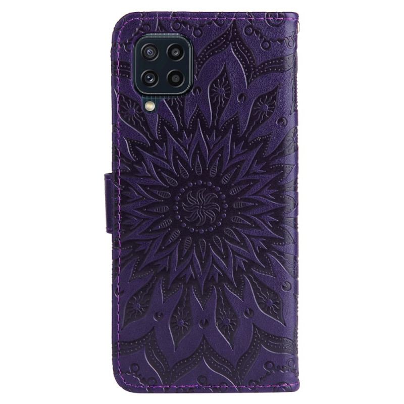 Capa Flip Para Samsung Galaxy M32 Flor Do Sol