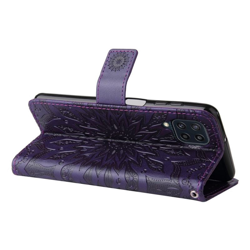 Capa Flip Para Samsung Galaxy M32 Flor Do Sol