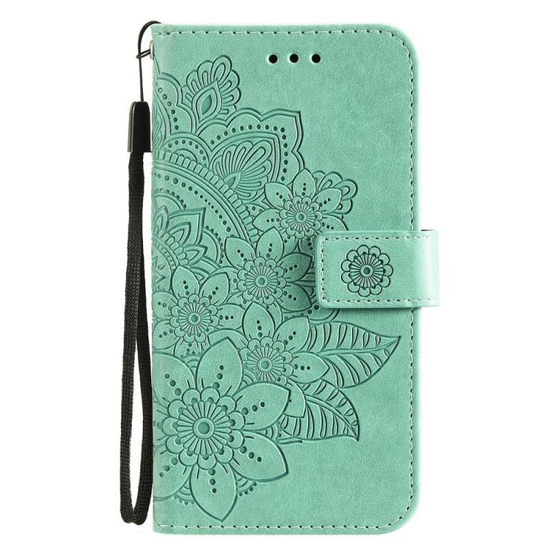 Capa Flip Para Samsung Galaxy M32 Flor Mandala