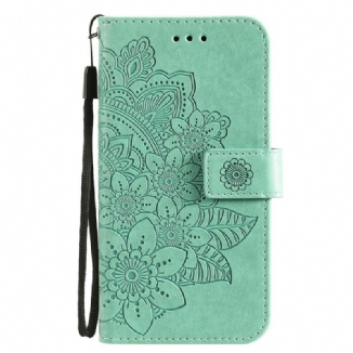 Capa Flip Para Samsung Galaxy M32 Flor Mandala