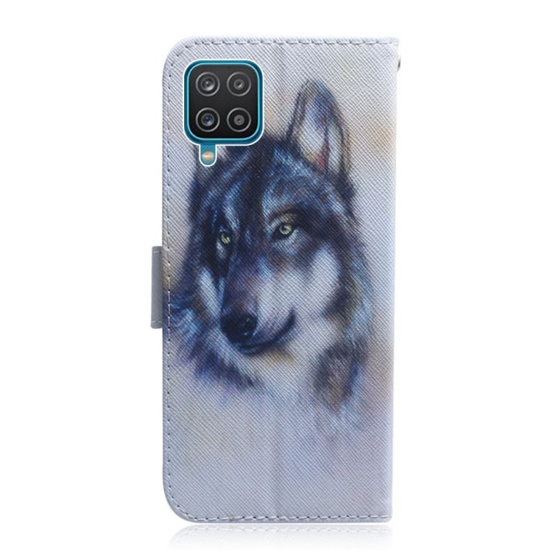 Capa Flip Para Samsung Galaxy M32 Olhar Canino