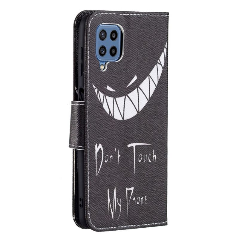 Capa Flip Para Samsung Galaxy M32 Telefone Do Diabo