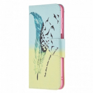 Capa Folio Para Samsung Galaxy M32 Aprender A Voar