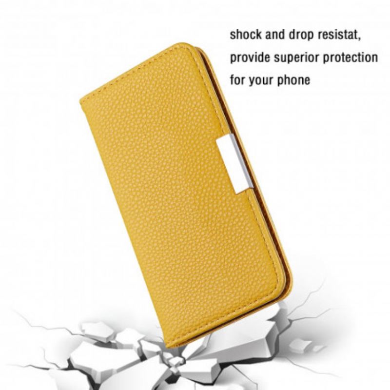 Capa De Celular Para Samsung Galaxy S21 Plus 5G Flip Couro Falso Lichia Ultra Chic