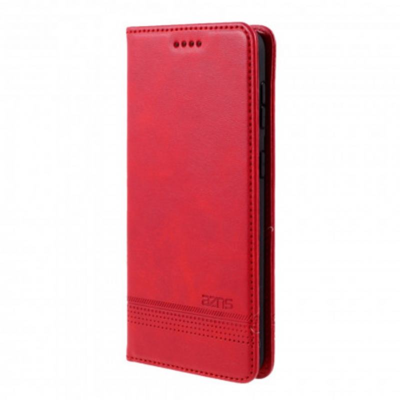 Capa De Celular Para Samsung Galaxy S21 Plus 5G Flip Estilo De Couro Azns