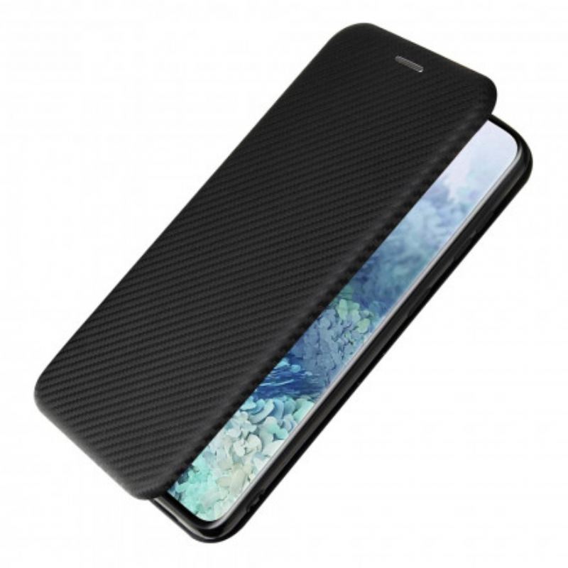 Capa De Celular Para Samsung Galaxy S21 Plus 5G Flip Fibra De Carbono