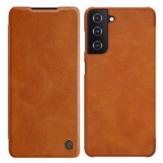 Capa De Celular Para Samsung Galaxy S21 Plus 5G Flip Série Nillkin Qin