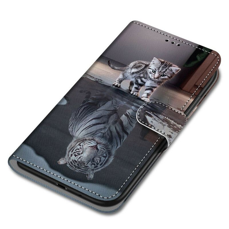 Capa De Couro Para Samsung Galaxy S21 Plus 5G Os Gatos Mais Lindos