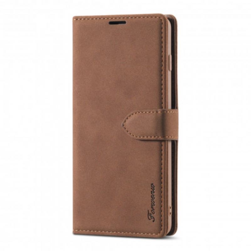 Capa De Couro Para Samsung Galaxy S21 Plus 5G Couro Sintético Forwenw