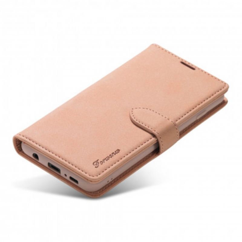 Capa De Couro Para Samsung Galaxy S21 Plus 5G Couro Sintético Forwenw