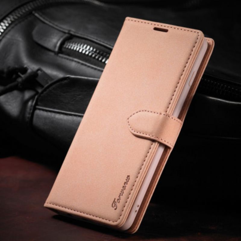 Capa De Couro Para Samsung Galaxy S21 Plus 5G Couro Sintético Forwenw