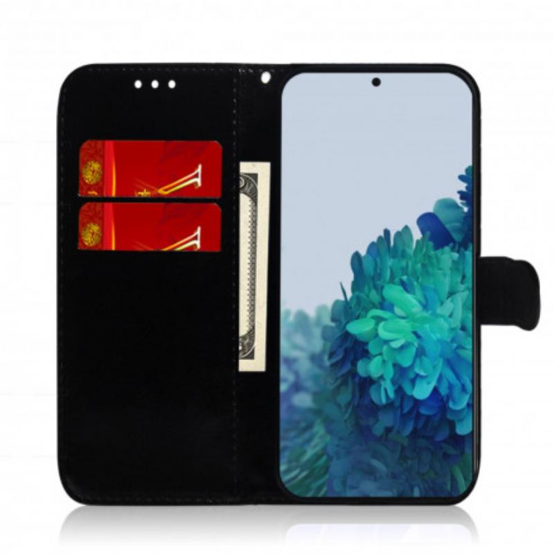 Capa Flip Para Samsung Galaxy S21 Plus 5G Cor Pura