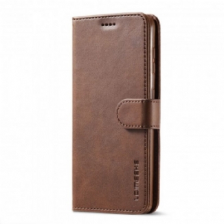 Capa Folio Para Samsung Galaxy S21 Plus 5G Lc.imeeke Efeito Couro