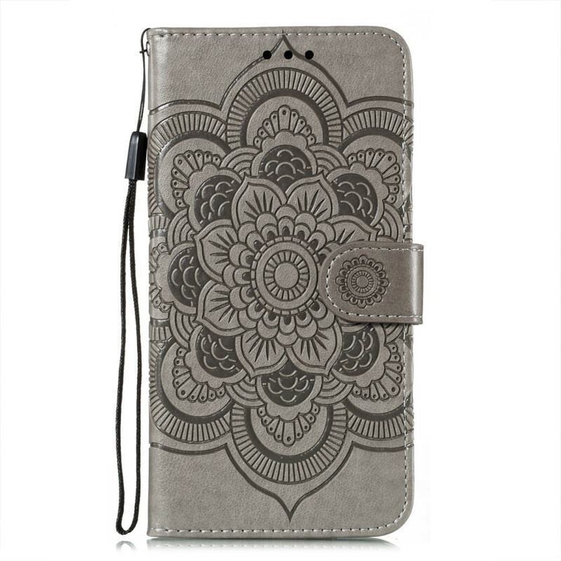 Capa Folio Para Samsung Galaxy S21 Plus 5G Mandala Completa