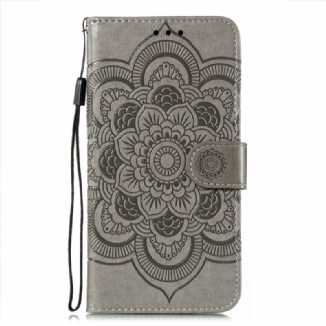 Capa Folio Para Samsung Galaxy S21 Plus 5G Mandala Completa