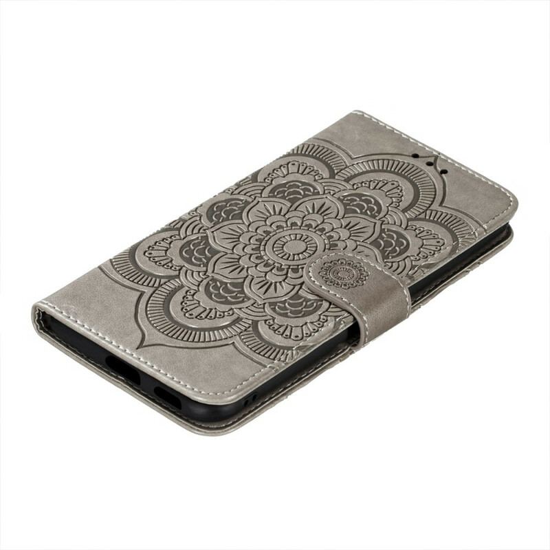 Capa Folio Para Samsung Galaxy S21 Plus 5G Mandala Completa