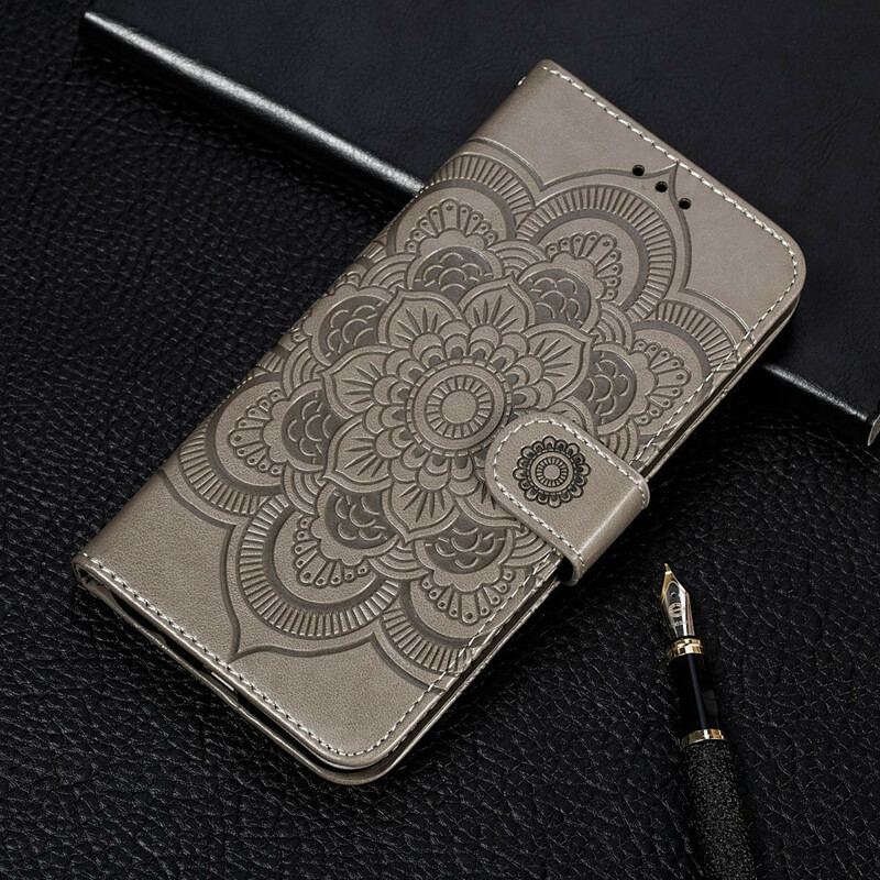 Capa Folio Para Samsung Galaxy S21 Plus 5G Mandala Completa