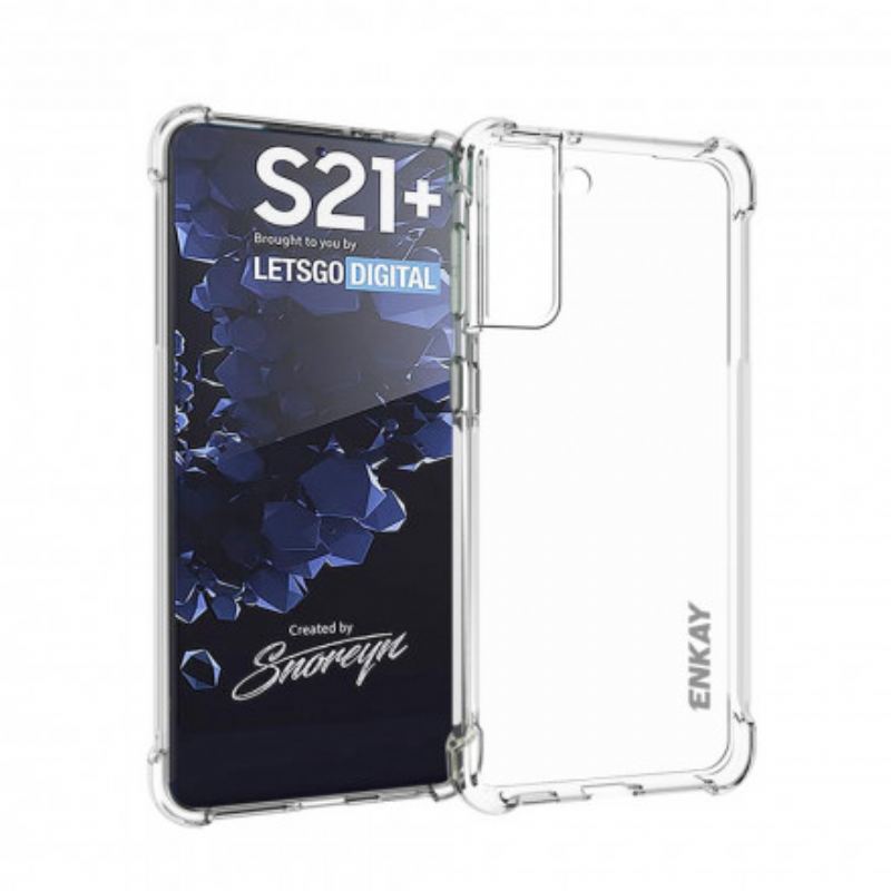 Capa Para Samsung Galaxy S21 Plus 5G Enkay Combo E Vidro Temperado