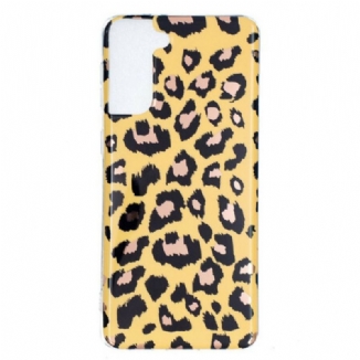 Capa Para Samsung Galaxy S21 Plus 5G Mármore Estilo Leopardo