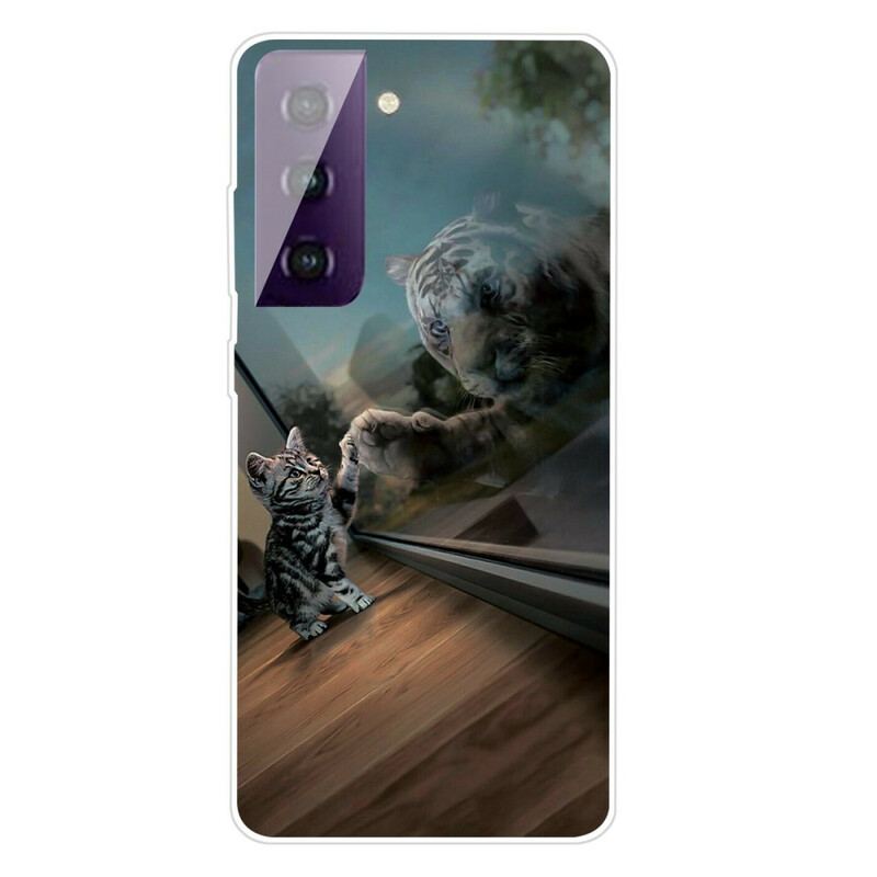 Capa Para Samsung Galaxy S21 Plus 5G Sonho De Gatinho