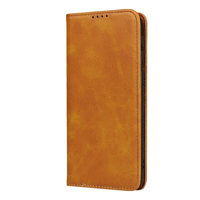 Capa De Celular Para Samsung Galaxy M21 Flip Couro Rachado Elegância