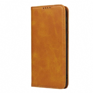 Capa De Celular Para Samsung Galaxy M21 Flip Couro Rachado Elegância