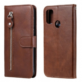 Capa Folio Para Samsung Galaxy M21 Porta-moedas Vintage