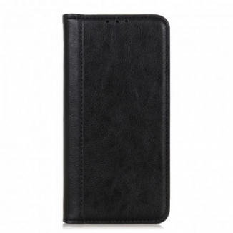 Capa De Celular Para OnePlus 9 Flip Couro Litchi Elegance Dividido