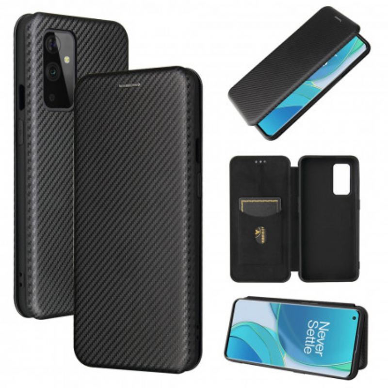 Capa De Celular Para OnePlus 9 Flip Silicone Carbono