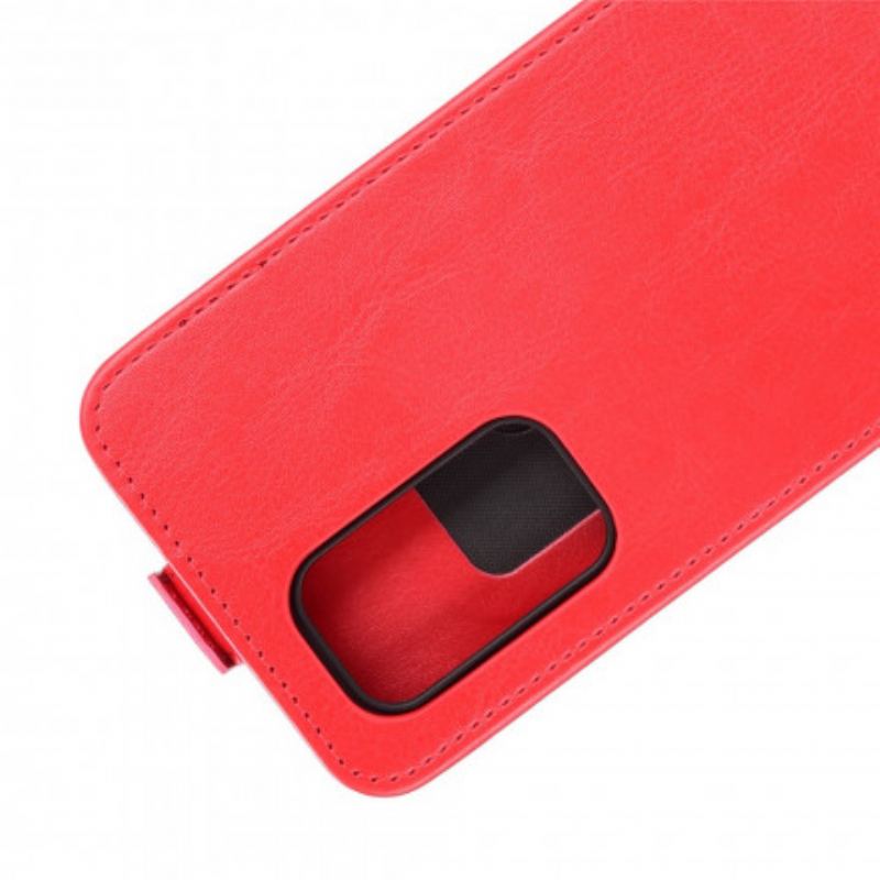 Capa De Couro Para OnePlus 9 Flip Efeito De Couro Com Aba Vertical