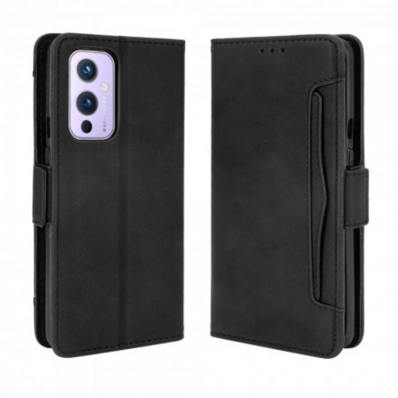 Capa De Couro Para OnePlus 9 Multi-card Premier Class