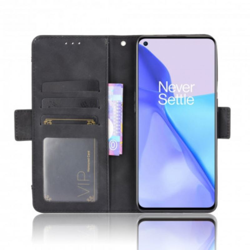 Capa De Couro Para OnePlus 9 Multi-card Premier Class