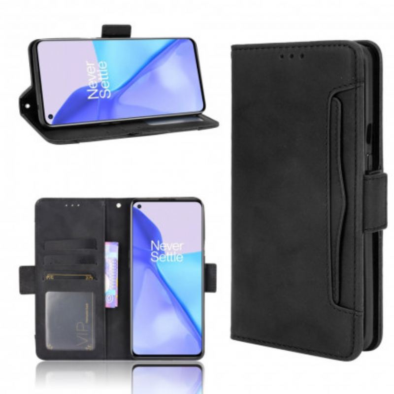 Capa De Couro Para OnePlus 9 Multi-card Premier Class