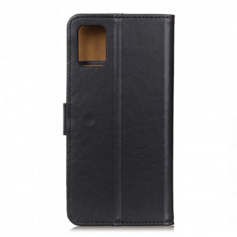 Capa Flip Para OnePlus 9 Couro Sintético Liso