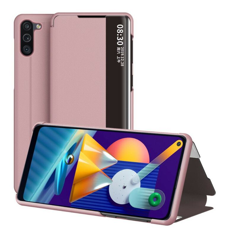 Capa De Celular Para Samsung Galaxy M11 Couro Sintético Texturizado