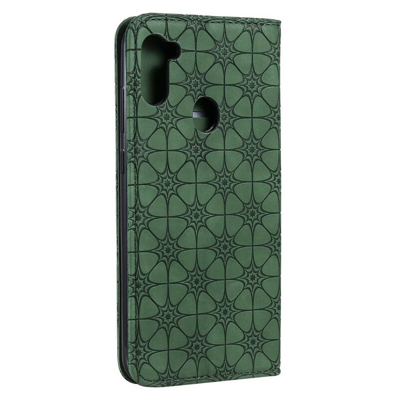 Capa De Celular Para Samsung Galaxy M11 Flip Flores Barrocas