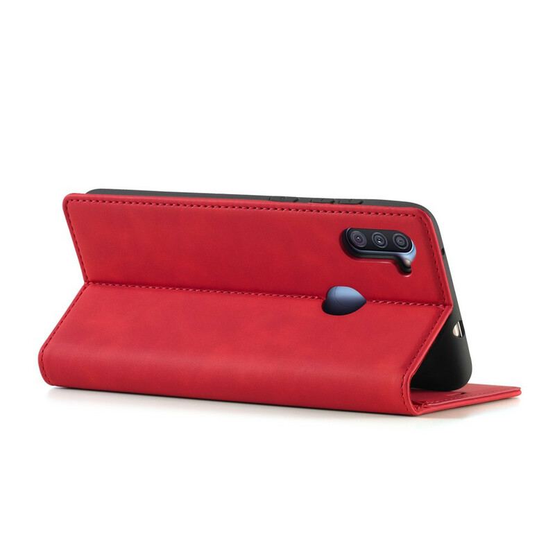 Capa De Celular Para Samsung Galaxy M11 Flip Lc.imeeke Efeito Couro