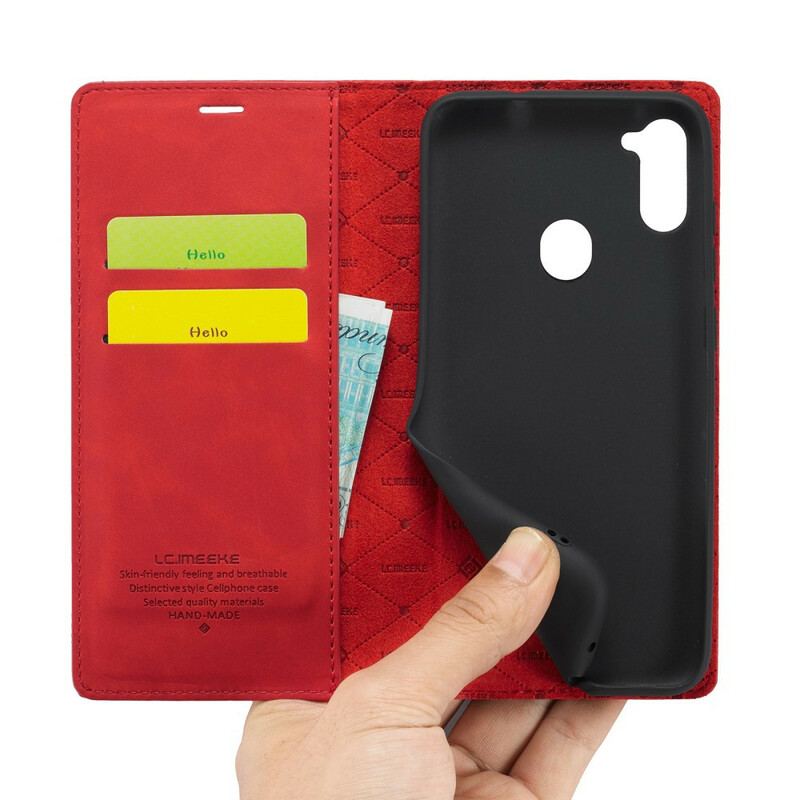 Capa De Celular Para Samsung Galaxy M11 Flip Lc.imeeke Efeito Couro