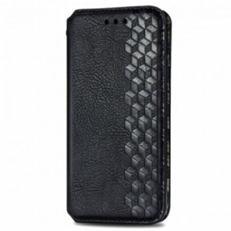 Capa De Celular Para Samsung Galaxy M11 Flip Textura Diamante Efeito Couro